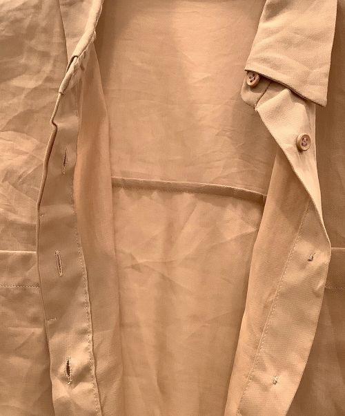 ESTNATION（エストネーション）ESTNATION (エストネーション) ESTNATION　コットンオーガンジーシアー セットアップ ブラウン サイズ:Sサイズの古着・服飾アイテム