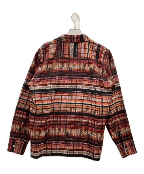 Needles（ニードルズ）Needles (ニードルズ) C.O.B. Classic Shirt レッド×オレンジ サイズ:Sの古着・服飾アイテム