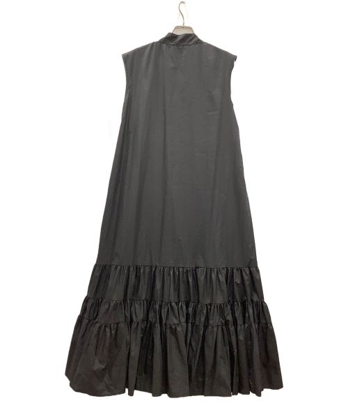 frene（フラーネ）frene (フラーネ) 前後2WAYノースリーブリボンワンピース ブラック サイズ:M-Lの古着・服飾アイテム