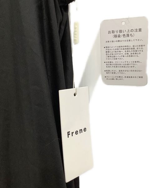 frene（フラーネ）frene (フラーネ) 前後2WAYノースリーブリボンワンピース ブラック サイズ:M-Lの古着・服飾アイテム