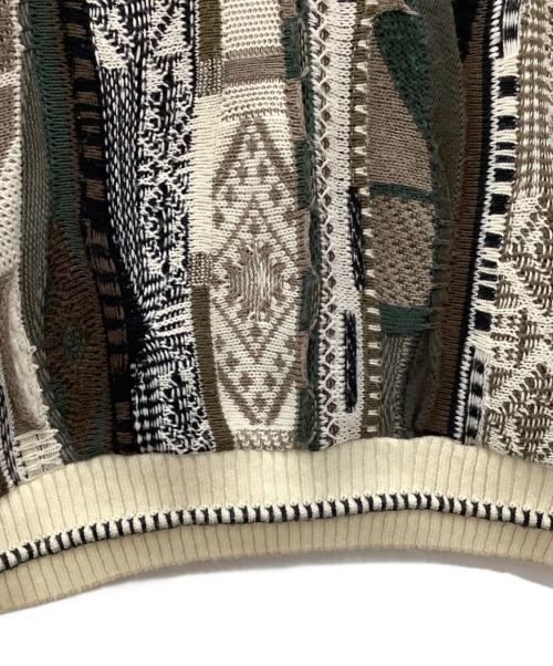 Protege COLLECTION（プロテージ コレクション）Protege COLLECTION (プロテージ コレクション) protege collection　3Dニット ベージュ サイズ:Lの古着・服飾アイテム