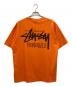 stussy (ステューシー) HONOLULUプリントTシャツ オレンジ サイズ:L：5000円
