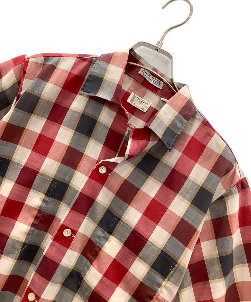TOWN CRAFT（タウンクラフト）TOWN CRAFT (タウンクラフト) TOWN CRAFT ヴィンテージオープンカラーシャツ レッド サイズ:Sサイズの古着・服飾アイテム