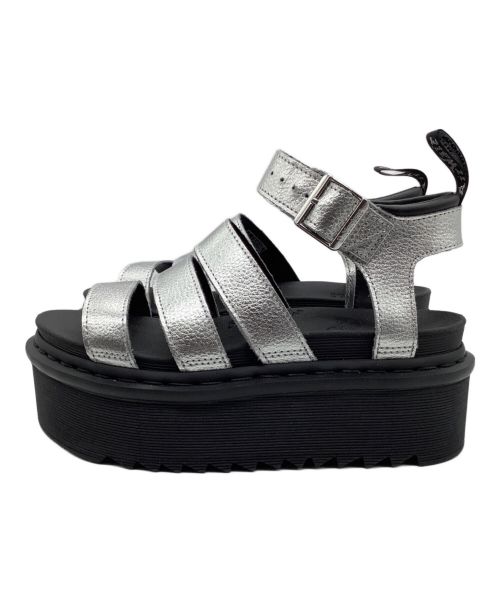 Dr.Martens（ドクターマーチン）Dr.Martens (ドクターマーチン) ストラップサンダル ブラック×シルバー サイズ:UK5の古着・服飾アイテム