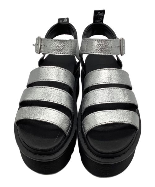 Dr.Martens（ドクターマーチン）Dr.Martens (ドクターマーチン) ストラップサンダル ブラック×シルバー サイズ:UK5の古着・服飾アイテム
