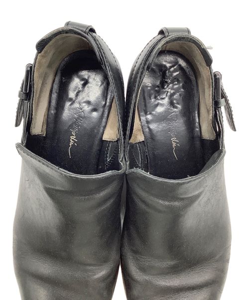 3.1 phillip lim（スリーワンフィリップリム）3.1 phillip lim (スリーワンフィリップリム) ストラップレザーシューズ ブラック サイズ:23.0の古着・服飾アイテム