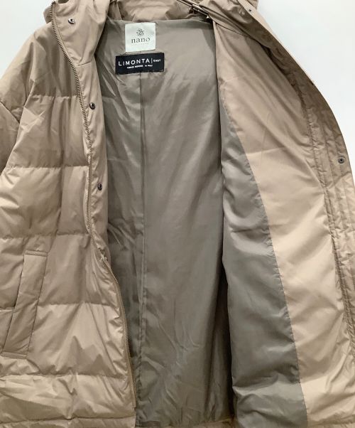 nano・universe（ナノ・ユニバース）nano・universe (ナノ・ユニバース) LIMONTA (リモンタ) nano・universe　LIMONTA　ダウンジャケット ブラウン サイズ:SIZE38の古着・服飾アイテム