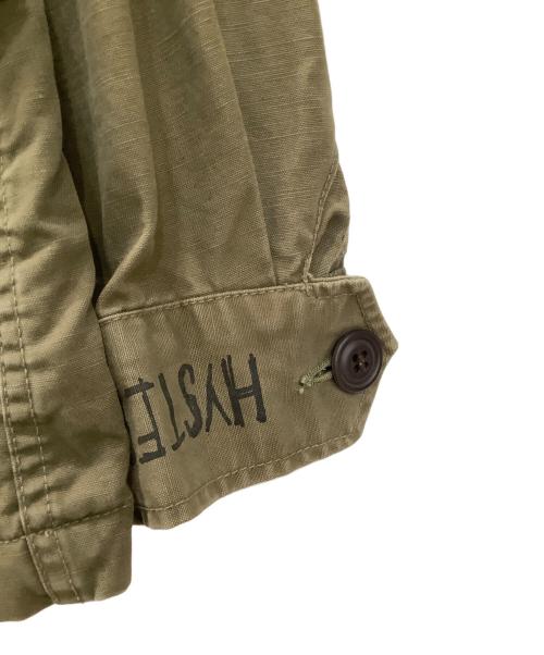 Hysteric Glamour（ヒステリックグラマー）Hysteric Glamour (ヒステリックグラマー) スカルミリタリージャケットグリーンHysteric Glamour　SIZE Free　色褪せシミあり グリーン サイズ:SIZE Freeの古着・服飾アイテム