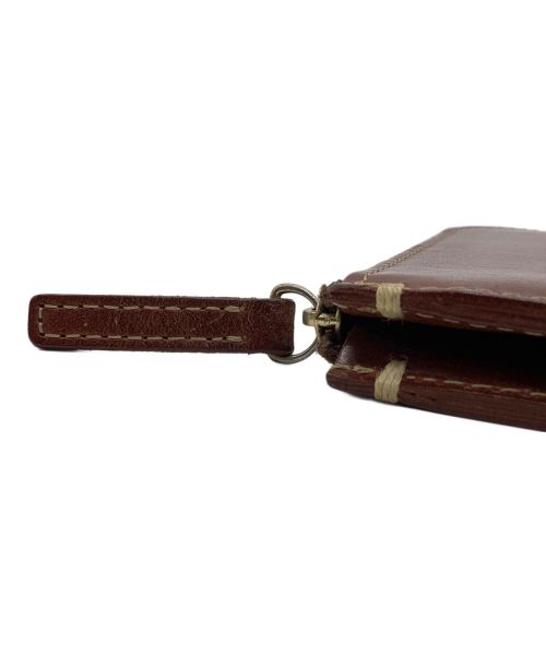 土屋鞄（ツチヤカバン）土屋鞄 (ツチヤカバン) L字ファスナー財布 ブラウンの古着・服飾アイテム