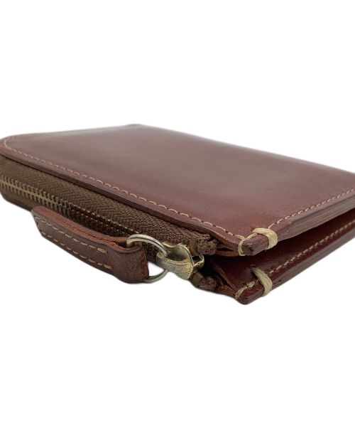 土屋鞄（ツチヤカバン）土屋鞄 (ツチヤカバン) L字ファスナー財布 ブラウンの古着・服飾アイテム