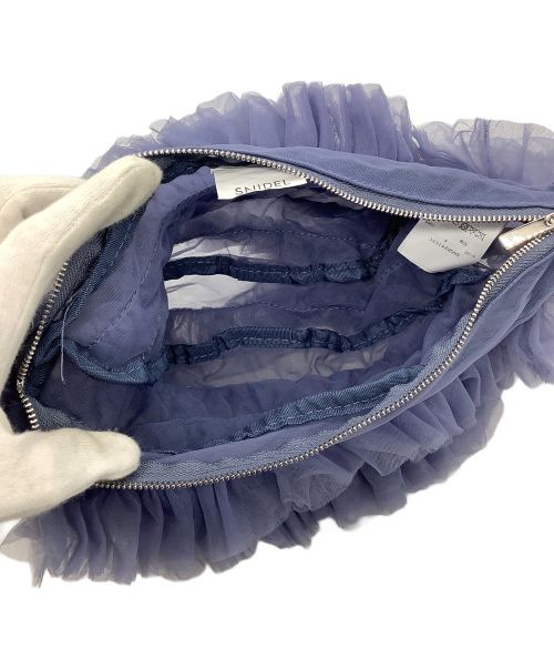 Snidel（スナイデル）Snidel (スナイデル) フリルバッグ パープルの古着・服飾アイテム