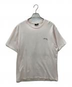 stussyステューシー）の古着「バックプリントTシャツ」｜ピンク