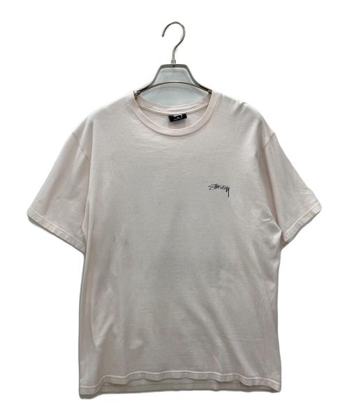stussy（ステューシー）stussy (ステューシー) バックプリントTシャツ ピンク サイズ:Mの古着・服飾アイテム