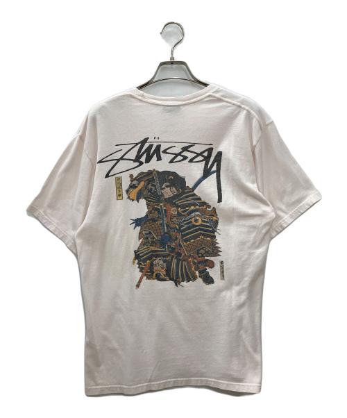 stussy（ステューシー）stussy (ステューシー) バックプリントTシャツ ピンク サイズ:Mの古着・服飾アイテム