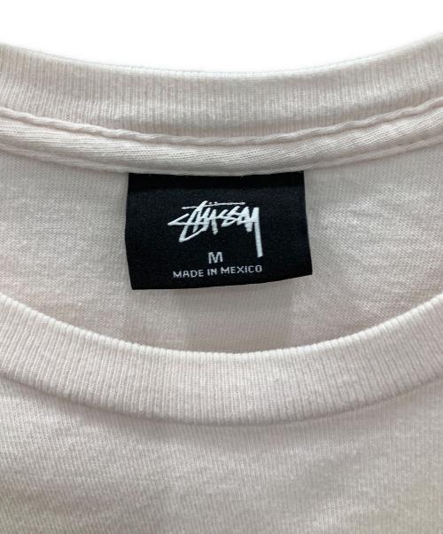 stussy（ステューシー）stussy (ステューシー) バックプリントTシャツ ピンク サイズ:Mの古着・服飾アイテム