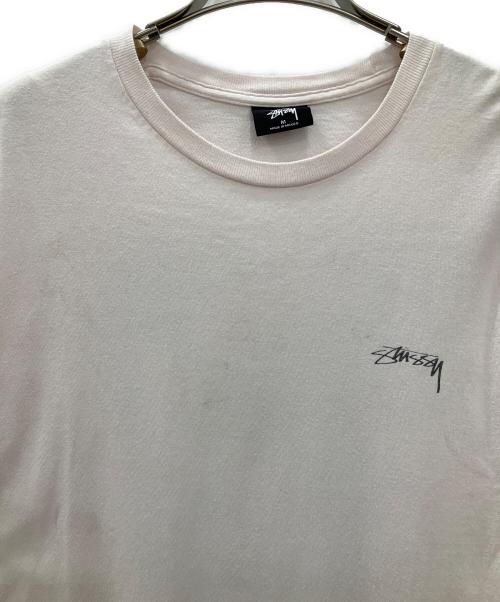 stussy（ステューシー）stussy (ステューシー) バックプリントTシャツ ピンク サイズ:Mの古着・服飾アイテム