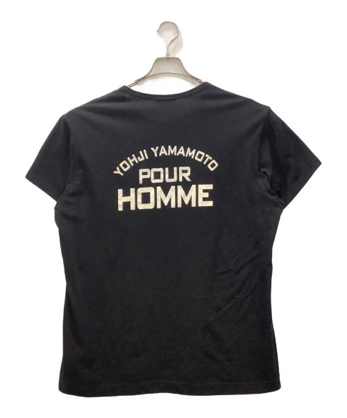 YOHJI YAMAMOTO（ヨウジヤマモト）YOHJI YAMAMOTO (ヨウジヤマモト) YOHJI YAMAMOTO　半袖カットソー ブラック サイズ:Mの古着・服飾アイテム