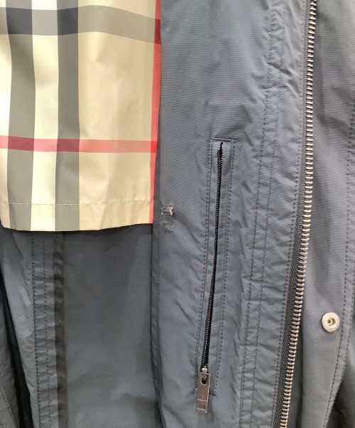 BURBERRY（バーバリー）BURBERRY (バーバリー) ブルゾン ネイビー サイズ:Lサイズの古着・服飾アイテム