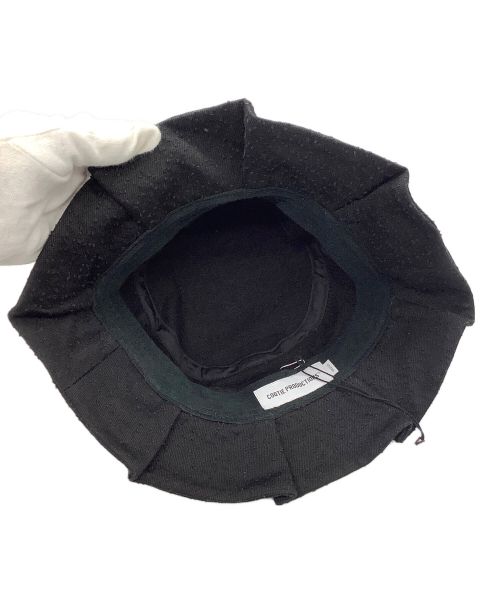 COOTIE PRODUCTIONS（クーティープロダクツ）COOTIE PRODUCTIONS (クーティープロダクツ) Needle Punch Twill Hood Hat ブラック サイズ:Mの古着・服飾アイテム