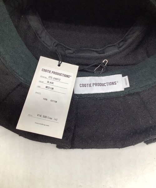 COOTIE PRODUCTIONS（クーティープロダクツ）COOTIE PRODUCTIONS (クーティープロダクツ) Needle Punch Twill Hood Hat ブラック サイズ:Mの古着・服飾アイテム