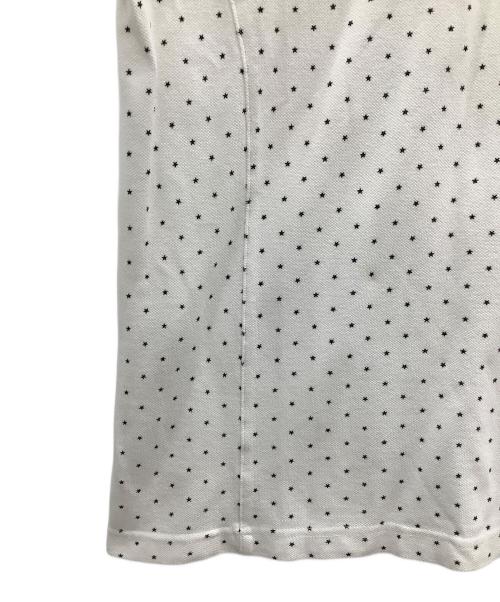 stussy（ステューシー）stussy (ステューシー) ポロシャツstussyホワイトスタードット金タグ ホワイト サイズ:SIZE Mの古着・服飾アイテム
