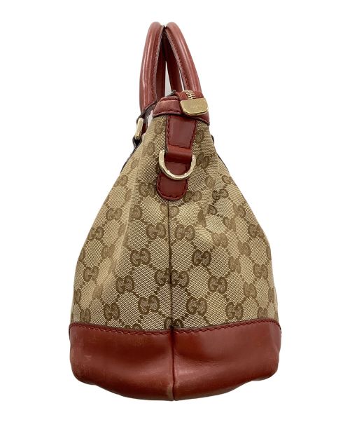 GUCCI（グッチ）GUCCI (グッチ) GUCCI　ディアマンテ　スーキー　ハンドバッグ　 ベージュの古着・服飾アイテム