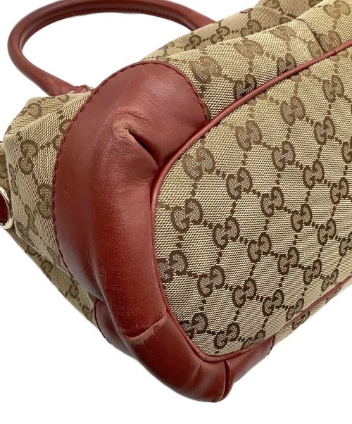 GUCCI（グッチ）GUCCI (グッチ) GUCCI　ディアマンテ　スーキー　ハンドバッグ　 ベージュの古着・服飾アイテム