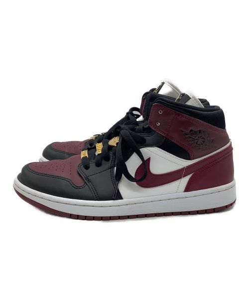 NIKE（ナイキ）NIKE (ナイキ)  Air Jordan 1 Mid SE ワインレッド サイズ:UK 8の古着・服飾アイテム