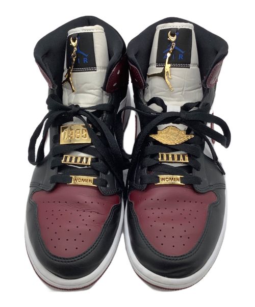 NIKE（ナイキ）NIKE (ナイキ)  Air Jordan 1 Mid SE ワインレッド サイズ:UK 8の古着・服飾アイテム