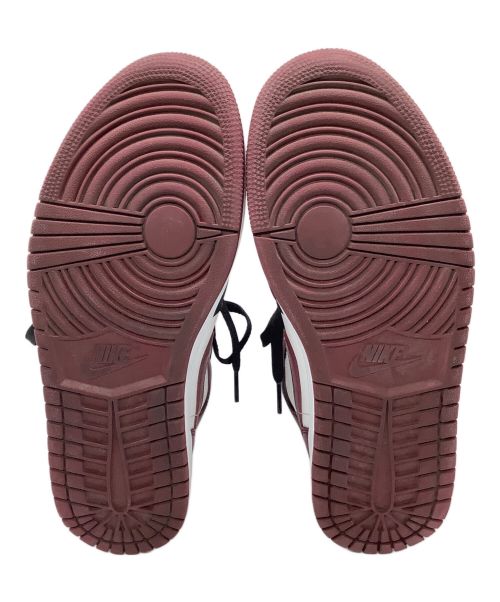 NIKE（ナイキ）NIKE (ナイキ)  Air Jordan 1 Mid SE ワインレッド サイズ:UK 8の古着・服飾アイテム
