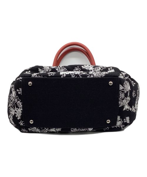 MOOMIN（ムーミン）MOOMIN (ムーミン) MOOMIN　総刺繍2WAYバッグ ブラックの古着・服飾アイテム