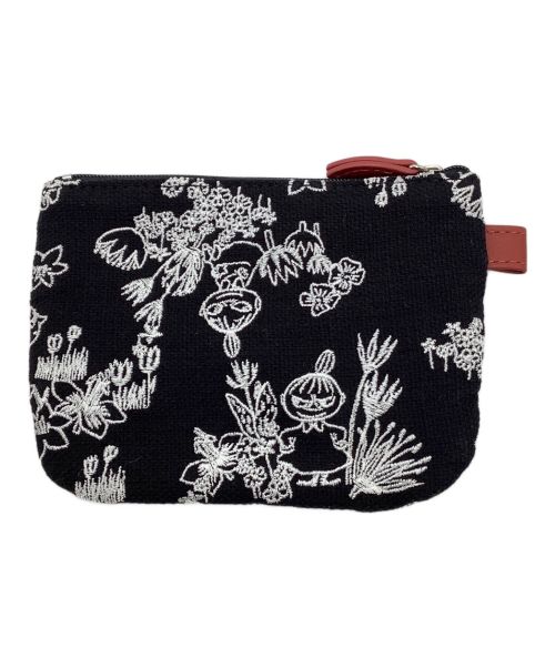 MOOMIN（ムーミン）MOOMIN (ムーミン) MOOMIN　総刺繍2WAYバッグ ブラックの古着・服飾アイテム