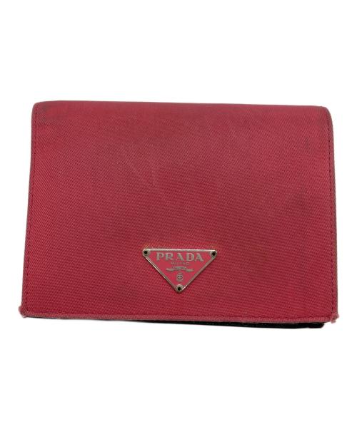 PRADA（プラダ）PRADA (プラダ) 2つ折り財布 ピンクの古着・服飾アイテム