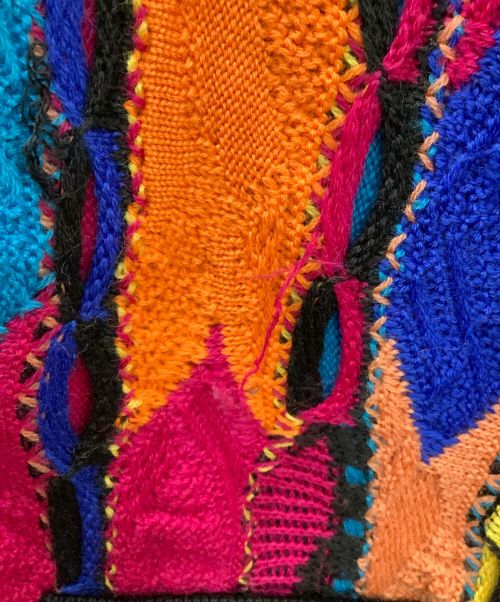 Coogi（クージー）Coogi (クージー) オーストラリアンカーデ マルチカラー サイズ:Lの古着・服飾アイテム