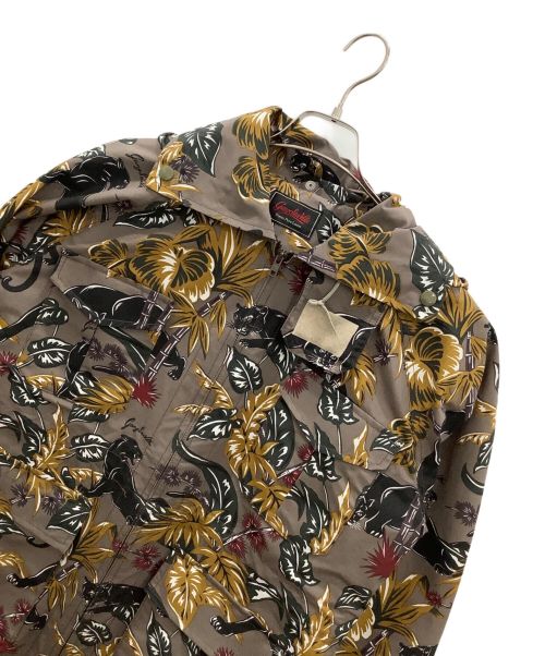 GANGSTERVILLE（ギャングスタービル）GANGSTERVILLE (ギャングスタービル) JUNGLE PANTHER - MOUNTAIN PARKA ブラウン サイズ:Mの古着・服飾アイテム