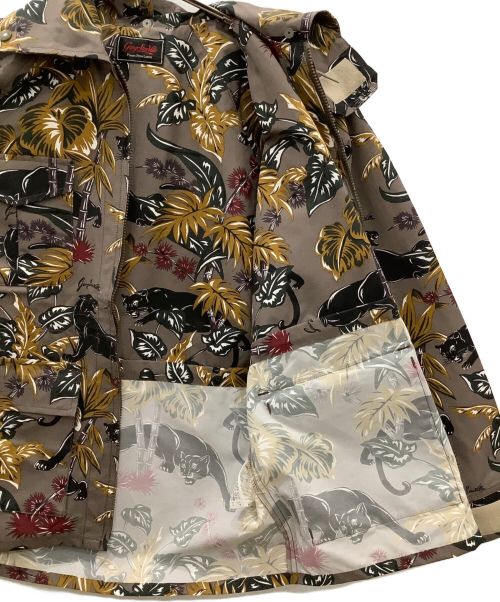 GANGSTERVILLE（ギャングスタービル）GANGSTERVILLE (ギャングスタービル) JUNGLE PANTHER - MOUNTAIN PARKA ブラウン サイズ:Mの古着・服飾アイテム