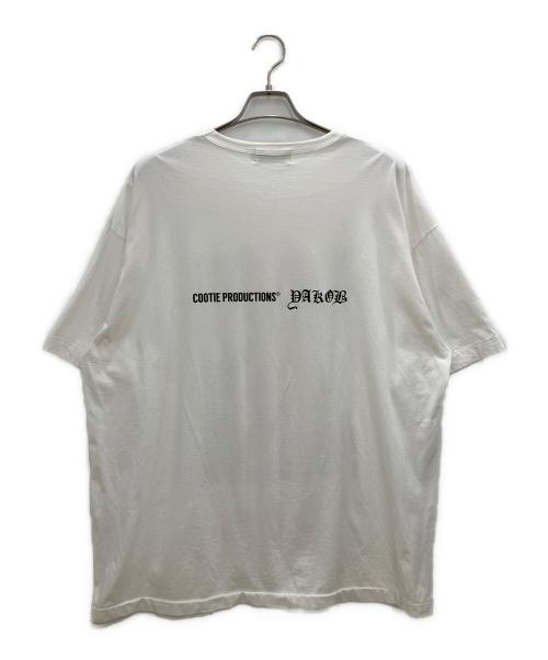 COOTIE PRODUCTIONS（クーティープロダクツ）COOTIE PRODUCTIONS (クーティープロダクツ) プリントカットソー ホワイト サイズ:Lの古着・服飾アイテム