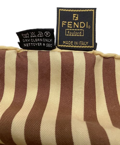 FENDI（フェンディ）FENDI (フェンディ) FENDI　スカーフ ベージュの古着・服飾アイテム