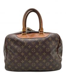 LOUIS VUITTON（ルイ ヴィトン）の古着「ハンドバッグ　モノグラム　ドーヴィル(ボーリングヴァニティ)」｜ブラウン