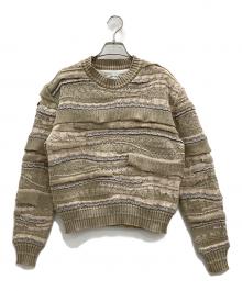 malamute（マラミュート）の古着「クレイジーニットmalamuteベージュ」｜ベージュ