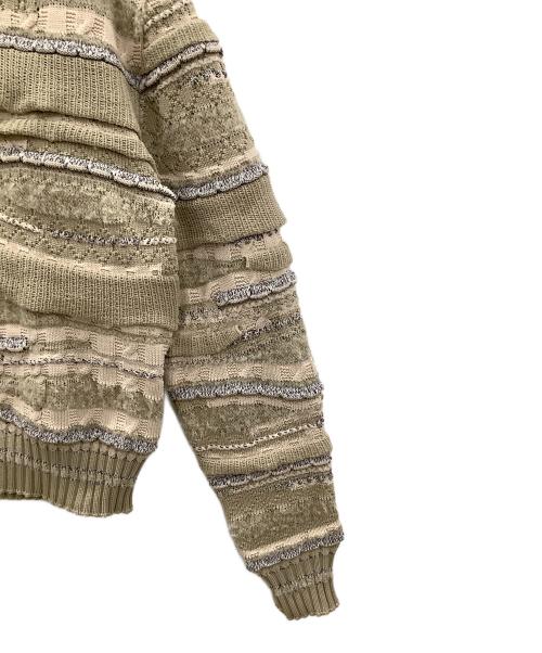 malamute（マラミュート）malamute (マラミュート) クレイジーニットmalamuteベージュ ベージュ サイズ:SIZE FREEの古着・服飾アイテム