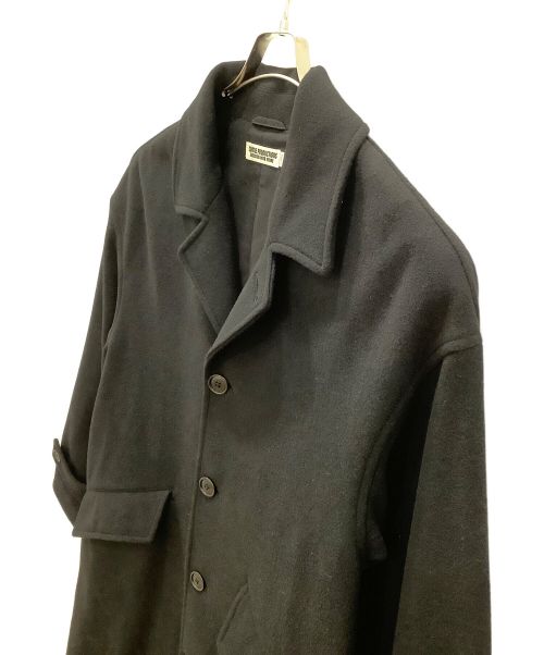COOTIE PRODUCTIONS（クーティープロダクツ）COOTIE PRODUCTIONS (クーティープロダクツ) Wool Mossa Chester Coat ブラック サイズ:LARGEの古着・服飾アイテム