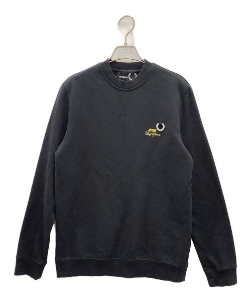 RAF SIMONS（ラフシモンズ）RAF SIMONS (ラフシモンズ) FRED PERRY (フレッドペリー) スウェットRAF SIMONS FRED PERRY ブラック サイズ:SIZE Sの古着・服飾アイテム