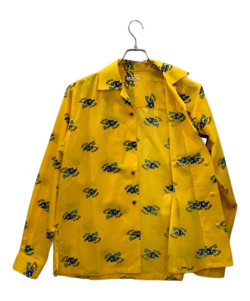 GAVIAL（ガヴィル）GAVIAL (ガヴィル) L/S ALOHA SHIRTS “YAMORI” オレンジ サイズ:Sの古着・服飾アイテム