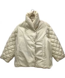 CASA FLINE×西川ダウン（カーサフライン×ニシカワダウン）の古着「CASA FLINE×西川ダウン　ダウンジャケット」｜ベージュ