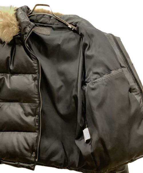 Liugoo Leathers（リューグーレザーズ）Liugoo Leathers (リューグーレザーズ) LIUGOO LEATHERS　ダウンジャケット ブラック サイズ:Lの古着・服飾アイテム
