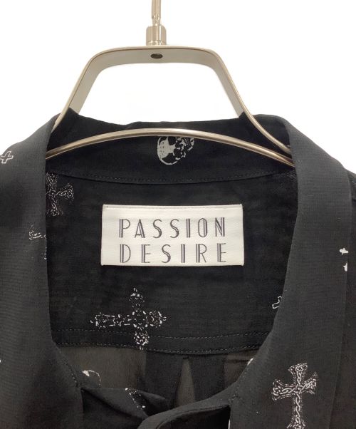 el conductor H（コンダクター）el conductor H (コンダクター) el conductor H BOW-TIE SHIRT CROSS AND SKULL ブラック サイズ:2の古着・服飾アイテム