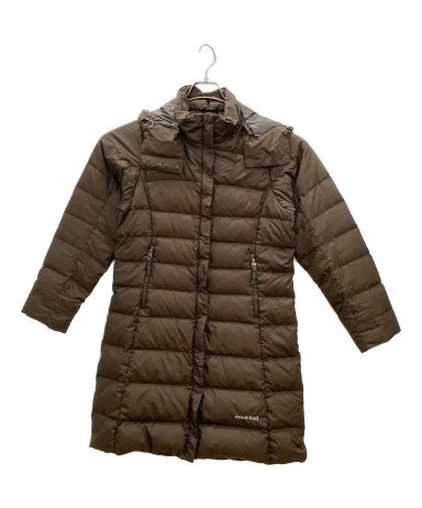 クロちゃん様mont-bell フード付きブラウントラベルダウンジャケット S 中古・古着通販】mont-bell (モンベル) mont-bell トラベルダウン