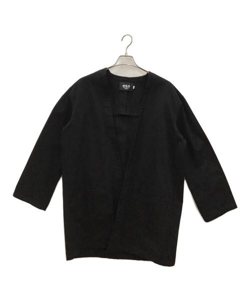 MSH（エムエスエイチ）MSH (エムエスエイチ) 作務衣ジャケット ブラック サイズ:Mの古着・服飾アイテム