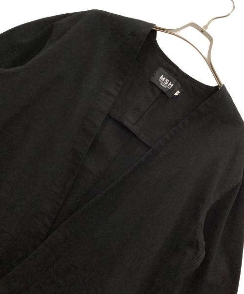 MSH（エムエスエイチ）MSH (エムエスエイチ) 作務衣ジャケット ブラック サイズ:Mの古着・服飾アイテム